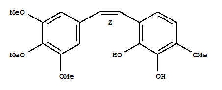(Z)-3-甲氧基-6-(3,4,5-三甲氧基苯乙烯)苯-1,2-二醇