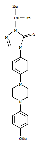 2,4-二氫-4-[4-[4-(4-甲氧基苯基)-1-哌嗪基]苯基]-2-(1-甲基丙基)-3H-1,2,4-三唑-3-酮