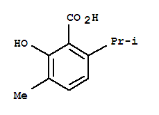 2-羥基-6-異丙基-3-甲基苯甲酸