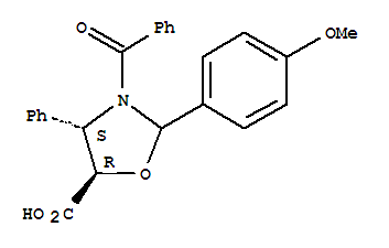 紫杉醇側(cè)鏈; (4S,5R)-3-苯甲?；?2-(4-甲氧基苯基)-4-苯基-5-惡唑啉羧酸