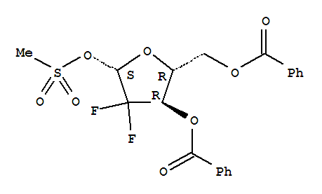 2-脫氧-2,2-二氟-D-呋喃核糖基-3,5-二甲苯?；?1-甲磺酸酯(β型)